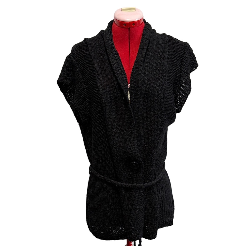 Tribal Black Women's Cardigan Sweater